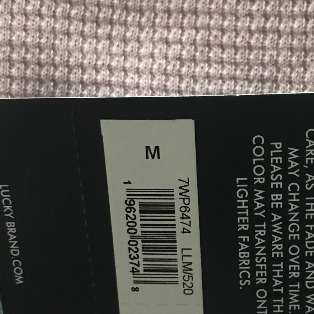 Lucky Brand Pink Floral Henley (NWT) - Picture 12 of 14